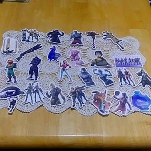 Fortnite stickers for laptop, lockers, crafts, scrapbooking